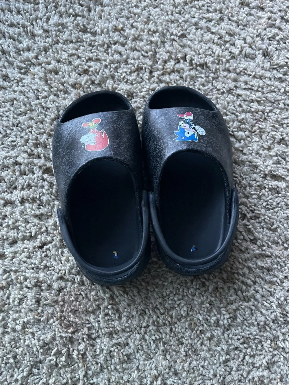Sonic and Knuckles Black Slip-On Clog
